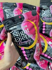 Trà giảm cân, đẹp da ban đêm Orihiro Night Diet Beauty 32g (2gx16 túi)