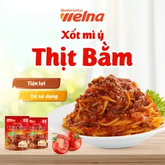 Xốt Mì Ý Nisshin Hương Vị Thịt Bằm 240g - Tiện Lợi Ready to Eat, Phù Hợp Với Mì, Nui, Tạm Thời Sử Dụng Ngay