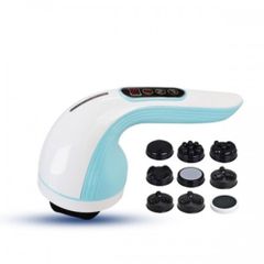 Máy massage cầm tay Puli PL-607DC3 - Massage pin sạc 8 đầu Hàn Quốc, 5 kiểu rung và 6 mức độ cường độ, giảm đau hiệu quả
