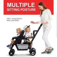 Xe Đẩy Đôi Seebaby T12
