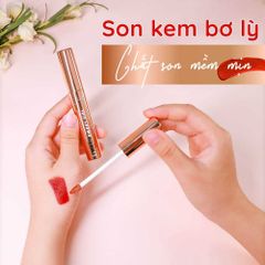 Son Kem Bơ Lì GUO 5g - Siêu Mịn Chống Khô Môi, Dưỡng Ẩm Với Dầu Thiên Nhiên, 8 Màu Xu Hướng