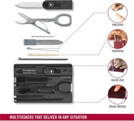 Thẻ Đa Năng Victorinox SwissCard Onyx 0.7133.T3 - Công Cụ Tiện Lợi Cho Du Lịch và Hàng Ngày