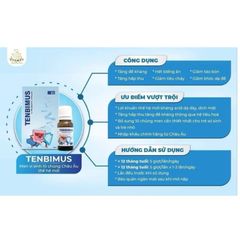 Men Vi Sinh 10 Chủng Tenbimus cho Trẻ Em - Bổ Sung Lợi Khuẩn và Hỗ Trợ Tiêu Hóa, Phát Triển Toàn Diện Sức Khỏe