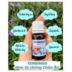 Men Vi Sinh 10 Chủng Tenbimus cho Trẻ Em - Bổ Sung Lợi Khuẩn và Hỗ Trợ Tiêu Hóa, Phát Triển Toàn Diện Sức Khỏe