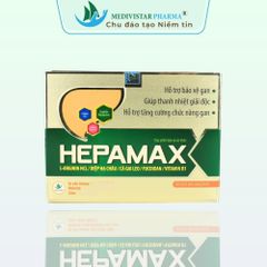 Viên Uống Hepamax Giải Độc Gan - Hỗ Trợ Thanh Nhiệt, Bảo Vệ Gan, 60 Viên - Thực Phẩm Chức Năng Dành Cho Người Uống Rượu, Suy Giảm Chức Năng Gan