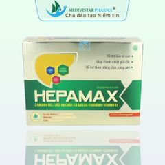 Viên Uống Hepamax Giải Độc Gan - Hỗ Trợ Thanh Nhiệt, Bảo Vệ Gan, 60 Viên - Thực Phẩm Chức Năng Dành Cho Người Uống Rượu, Suy Giảm Chức Năng Gan