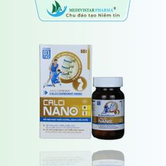 Thực phẩm chức năng CalciNano bổ sung canxi hữu cơ cho người cao tuổi