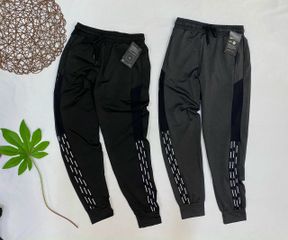 Quần Jogger Nữ Phối Lưới Sọc Trắng Tập Gym Thể Thao Yoga - Chất Liệu Co Dãn, Thấm Hút Mồ Hôi, Siêu Đẹp