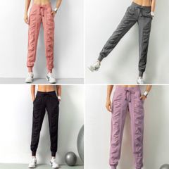 Quần Jogger Thể Thao Nữ Vải Dù Cao Cấp Thoáng Mát - Phong Cách Trẻ Trung, Năng Động, Thích Hợp Tập Luyện Và Đi Chơi
