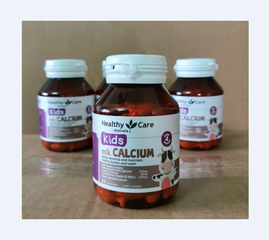 Viên Uống Bổ Sung Canxi Sữa Healthy Care 60 Viên - Hỗ Trợ Phát Triển Xương Răng Cho Bé Từ 4 Tháng Tuổi, Xuất Xứ Úc