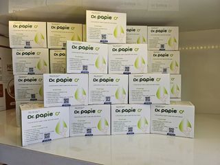 Gạc Rơ Lưỡi, Vệ Sinh Răng Miệng Cho Bé Dr Papie - Hộp 10 gói