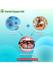 Xịt Chống Sâu Răng Dental Super Kid 50ml - Bảo Vệ Răng Miệng Cho Trẻ Em, Ngăn Ngừa Sâu Răng Hiệu Quả, Hương Vị Trái Cây Thích Hợp