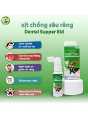 Xịt Chống Sâu Răng Dental Super Kid 50ml - Bảo Vệ Răng Miệng Cho Trẻ Em, Ngăn Ngừa Sâu Răng Hiệu Quả, Hương Vị Trái Cây Thích Hợp