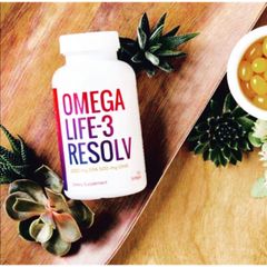 Dầu cá Omega Life3 Resolv Unicity ngăn tim mạch, sáng mắt