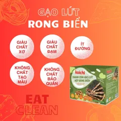 Thanh gạo lứt ăn kiêng người ăn eatclean giảm cân healthy thanh rong biển siêu hạt Bảo Ngọc