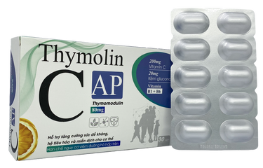 Viên Uống Thymolin C, Tăng Cường Hệ Tiêu Hóa Và Sức Đề Kháng (Hộp/10 viên)