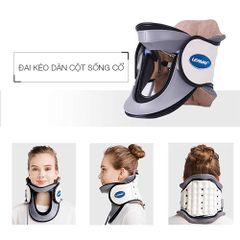 Đai Hơi Kéo Giãn Cột Sống Cổ Leamai C03 - Thiết Bị Chăm Sóc Sức Khỏe, Giảm Đau Cổ, Hỗ Trợ Điều Trị Vẹo Cổ, Thoát Vị Đĩa Đệm