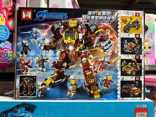 Đồ Chơi Lắp Ráp Iron Man - Xe Chiến Đấu Siêu Anh Hùng MG1318A D, B, C, D - Đồ Chơi Lego Thú Vị Cho Fans Marvel