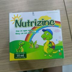 Ống Uống NUTRIZINC Bổ Sung Kẽm, Giúp Ăn Ngon Và Tăng Cường Đề Kháng Cho Trẻ Em (Hộp 20 ống)