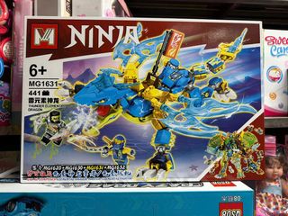 Bộ đồ chơi lắp ráp Ninja rồng xanh MG1631 MG1632 - Đồ chơi phát triển tư duy sáng tạo cho trẻ từ 6 tuổi trở lên