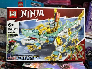 Bộ đồ chơi lắp ráp Ninja rồng xanh MG1631 MG1632 - Đồ chơi phát triển tư duy sáng tạo cho trẻ từ 6 tuổi trở lên