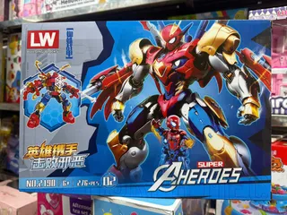 Đồ chơi lắp ráp chủ đề siêu anh hùng Avengers có 4 phân loại 2190-12190-2 2190-3 2190-4