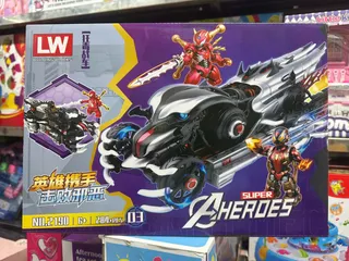 Đồ chơi lắp ráp chủ đề siêu anh hùng Avengers có 4 phân loại 2190-12190-2 2190-3 2190-4