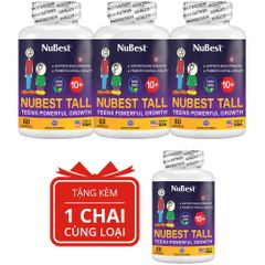 Combo 3 tặng 1 - Thực Phẩm Bảo Vệ Sức Khỏe NuBest Tall 10+