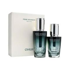 Set Tinh Chất Ohui Prime Advancer De-Aging Ampoule Serum 50ml + 20ml - Chống Oxy Hóa, Làm Trẻ Hóa Da, Phục Hồi Da Tổn Thương