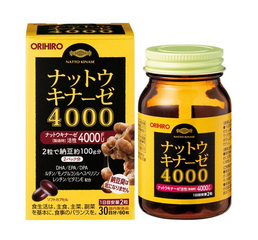 Viên uống hỗ trợ tai biến Orihiro Nattokinase 4000FU 60 viên