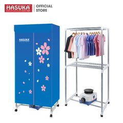 Tủ Sấy Quần Áo HASUKA HSK-116MS - Công Suất 2350W, Sấy 2 Tầng, Thời Gian Hẹn Giờ 180 Phút, Sấy Khô Hiệu Quả 18kg