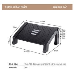 Ghế Gác Chân Công Thái Học Office Chill - Ghế Kê Chân Văn Phòng Thoải Mái, Điều Chỉnh Cao Cấp, Massage, Giải Tỏa Căng Thẳng