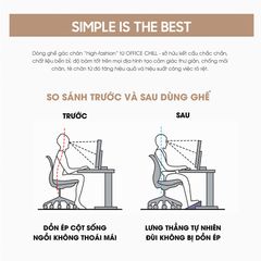 Ghế Gác Chân Công Thái Học Office Chill - Ghế Kê Chân Văn Phòng Thoải Mái, Điều Chỉnh Cao Cấp, Massage, Giải Tỏa Căng Thẳng
