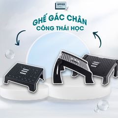 Ghế Gác Chân Công Thái Học Office Chill - Ghế Kê Chân Văn Phòng Thoải Mái, Điều Chỉnh Cao Cấp, Massage, Giải Tỏa Căng Thẳng