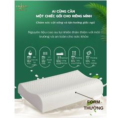 Gối Cao Su Tự Nhiên Cao 10 Cm - Chính Hãng Lasante