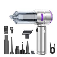 Máy hút bụi ô tô cầm tay đa năng Suitu ST-6659 Plus công suất lớn, động cơ không chổi than