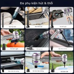 Máy hút bụi ô tô cầm tay đa năng Suitu ST-6659 Plus công suất lớn, động cơ không chổi than