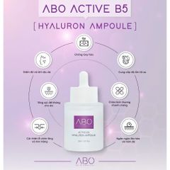Tinh Chất Cấp Ẩm Phục Hồi Abo Active B5 Hyaluron 30ml - Serum Dưỡng Da Chất Lượng Hàn Quốc, Cung Cấp Độ Ẩm và Tăng Cường Đàn Hồi Da