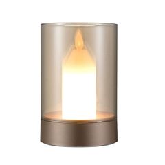 Đèn Nến Điện Tử Cảm Ứng 3 Chế Độ Sáng, Sạc USB Thông Minh - Trang Trí Khung Gian Ấm Áp, Sang Trọng, An Toàn Cho Gia Đình
