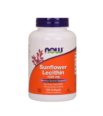 Viên uống chống tắc tia sữa Now Sunflower Lecithin 1200mg - 100viên