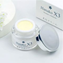 Kem Dưỡng Trắng Da Mặt Hanako X3 12g - Chống Nắng, Bổ Sung Collagen, Vitamin C & E - Giúp Da Trắng Sáng, Khỏe Mạnh