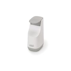 Bình xà phòng Joseph Joseph 70512 Slim Compact - Thiết kế hiện đại màu trắng xám, bơm không nhỏ giọt, tiện lợi cho không gian nhỏ