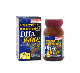 Viên uống DHA Itoh 1000 mg 120 viên Nhật Bản tăng cường trí nhớ