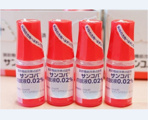 Nước Nhỏ Mắt Phục Hồi Thị Lực Sancoba Nhật Bản 5ml - Hộp 10 Lọ Giúp Cải Thiện Thị Lực, Giảm Mỏi Mắt, Bổ Sung Vitamin B12