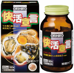 Tinh Chất Hàu Tươi, Tỏi, Nghệ Orihiro - Tăng Cường Sinh Lực Nam Giới, Cải Thiện Chất Lượng Tinh Trùng, 180 Viên