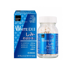 Viên uống White Ex II 270 viên - Hỗ trợ làm trắng da, cải thiện nám, tàn nhang - Sản phẩm dưỡng da nội địa Nhật Bản