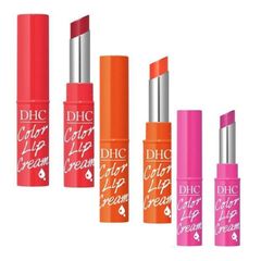 Son Dưỡng Môi DHC Color Lip Cream 1.5g Nhật Bản - Dưỡng Ẩm, Giảm Thâm, Có Màu Đỏ, Hồng, Cam - Sản Phẩm Chăm Sóc Môi Tự Nhiên