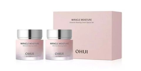 Bộ Kem Dưỡng Ẩm Ohui Miracle Moisture Cream 60ml x 2 - Dưỡng ẩm, Làm Mịn Da, Phù Hợp Cho Mọi Loại Da