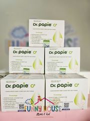 Gạc Rơ Lưỡi, Vệ Sinh Răng Miệng Cho Bé Dr Papie - Hộp 10 gói