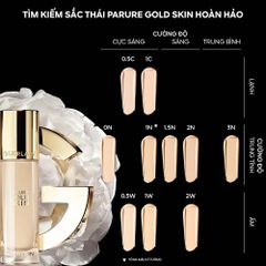 Kem Nền Guerlain Parure Gold Skin - Kem Phấn Nền Dưỡng Da Tươi Sáng 24h với Vàng 24K và Chiết Xuất Mẫu Đơn Trắng, Tông 1N NEUTRAL